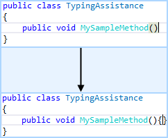 Brace/Brackets/Parenthesis Completion image