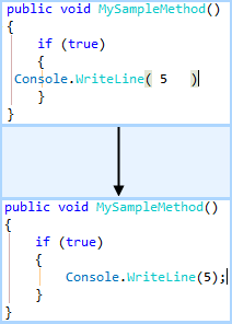 Auto Format on Semi-Colon and Close Brace