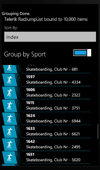 WP7 JumpList with Large data set