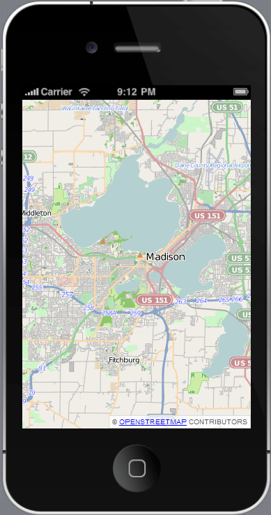 kendo ui dataviz map