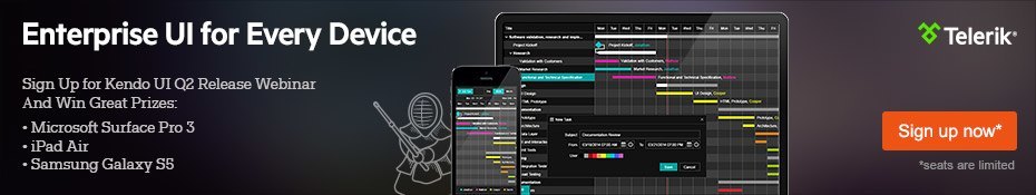 Kendo UI Q2 Release Webinar 