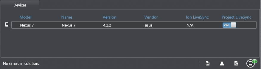 livesync in android livesync in android