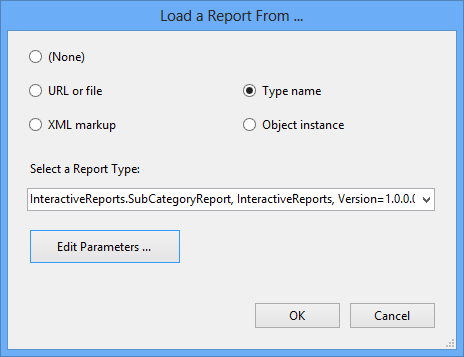 Load Report From Type