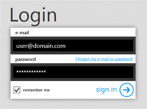 Login Screen