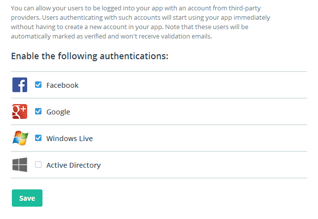 Login Providers