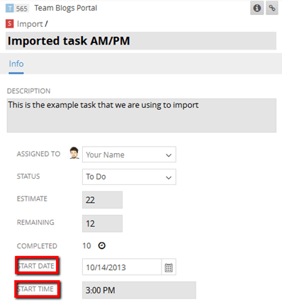 modified tasks 