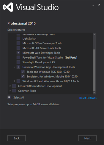 VS2015Install VS2015Install
