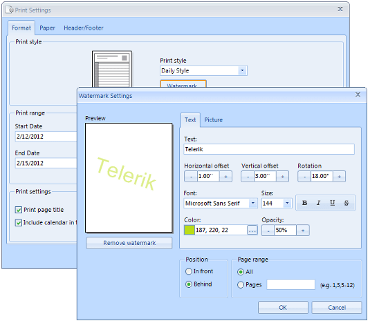 RadScheduler_PrintingSupport RadScheduler_PrintingSupport