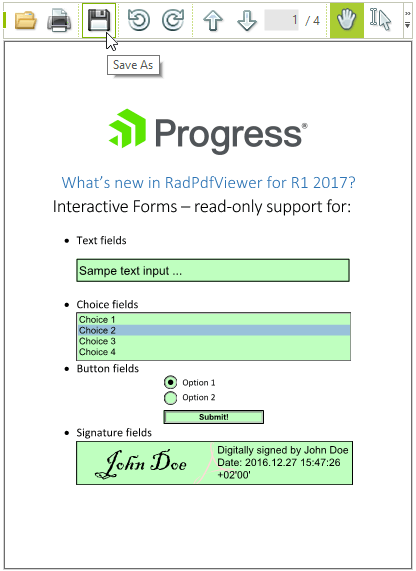 UI for WinForms - RadPdfViewer - form fields UI for WinForms - RadPdfViewer - form fields