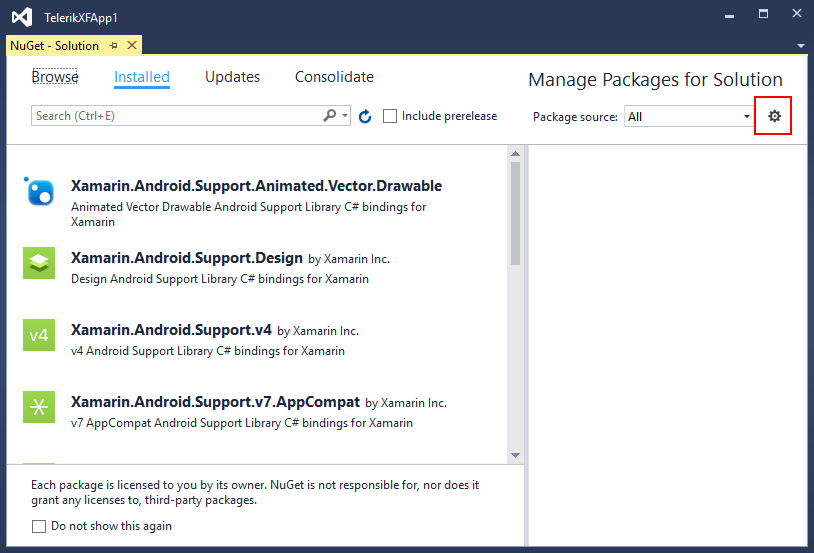 nuget-package-manager