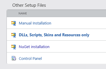 Other Setup Files