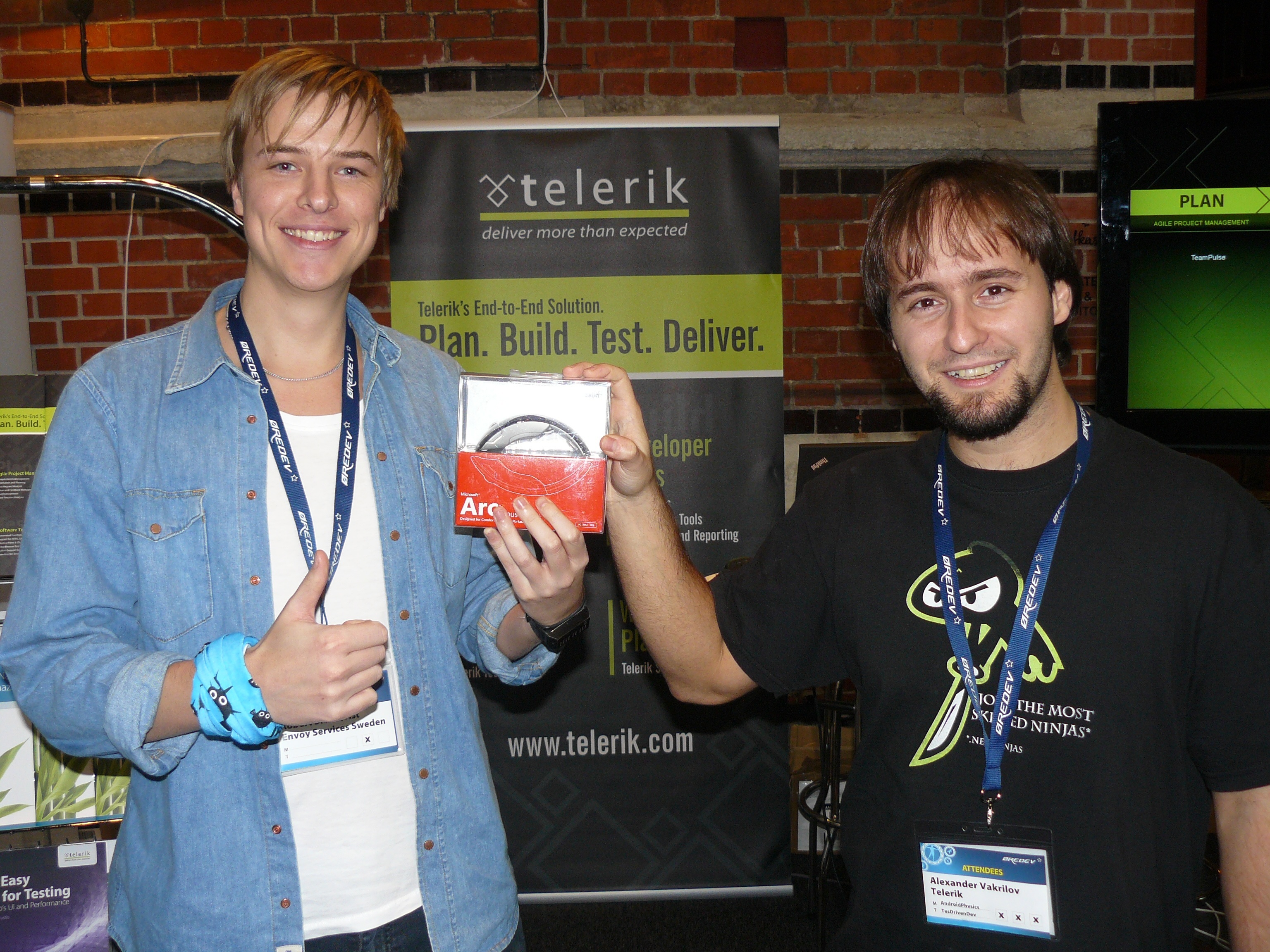 winner in the Telerik raffle at Oredev