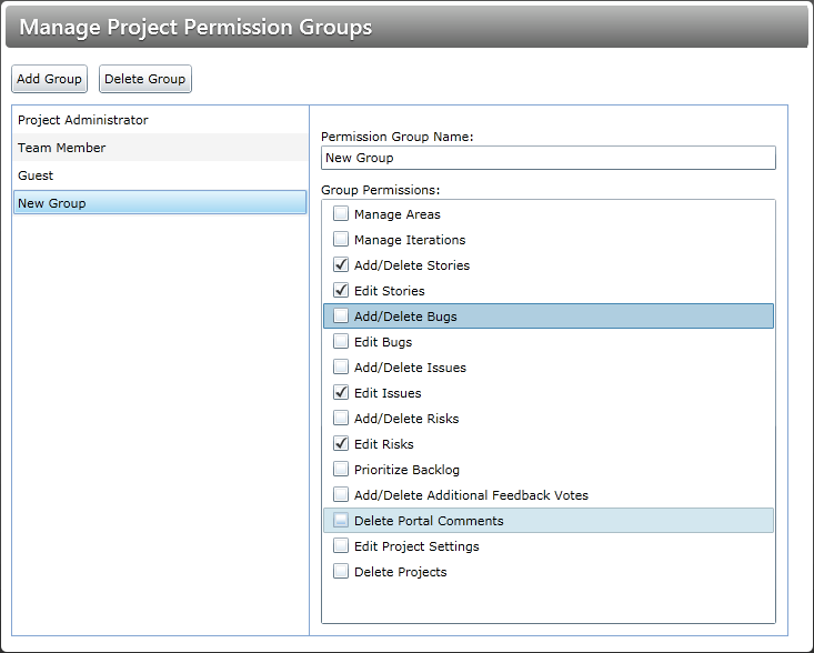 role-based permissions