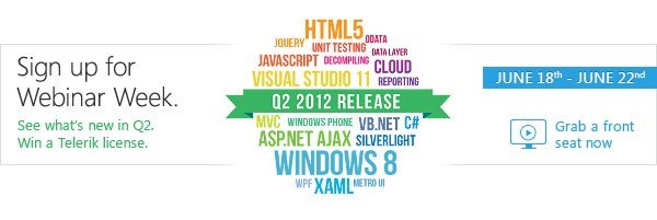Q2 2012 Webinar Week
