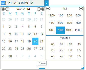 Date and TIme picking with RadDateTimePicker by Telerik