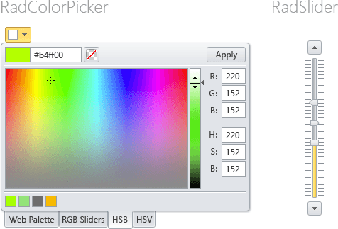 RadColorPickerSlider