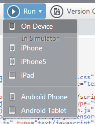 Run Drop Down Run Drop Down Menu