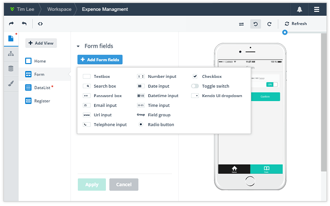 Screen Builder Screen Builder