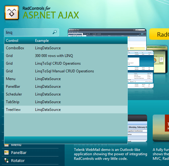 Search in Online Demos