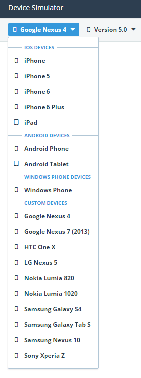 simulator custom devices