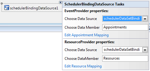 Scheduler DataSource Setup