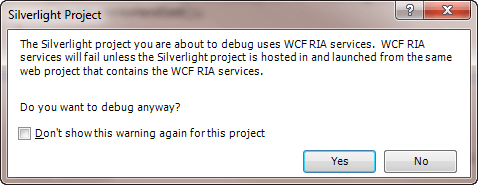 Warning Dialog