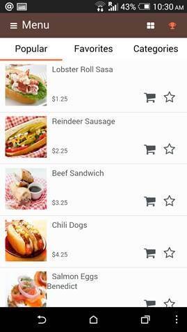 Telerik AppBuilder Sample App- Dineissimo Restaurant