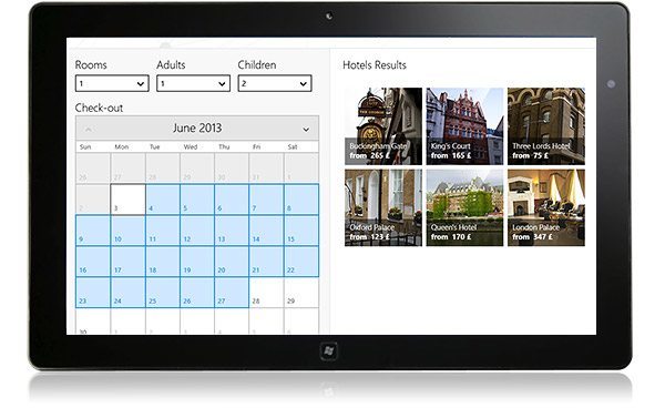 Telerik Windows 8 Calendar for XAML and HTML