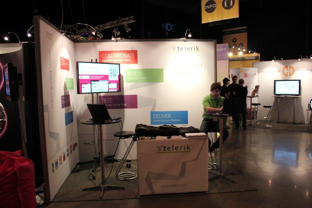 Telerik Booth at NDC 2012