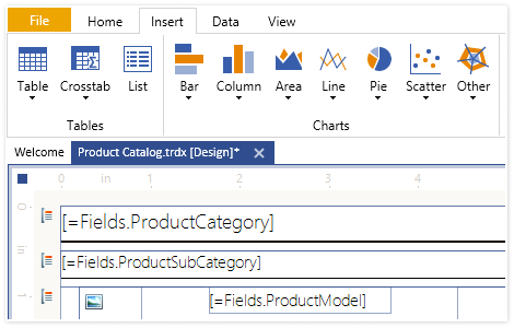 Telerik Report Designer