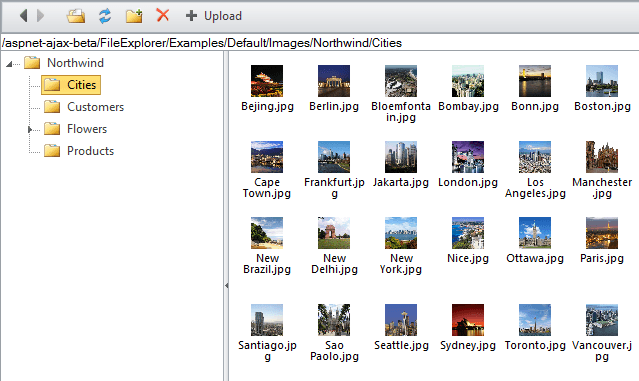 thumbnails explorer mode