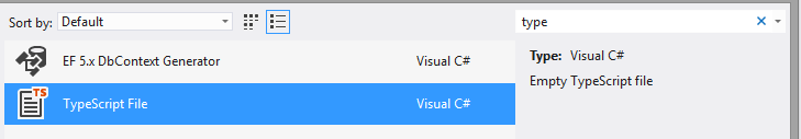 typescript-add-file Add TypeScript file to the project