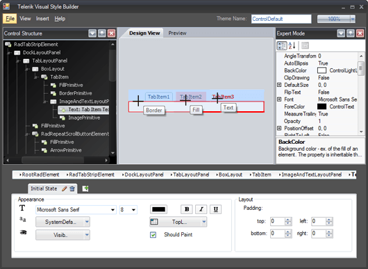 Visual Style Builder for WinForms