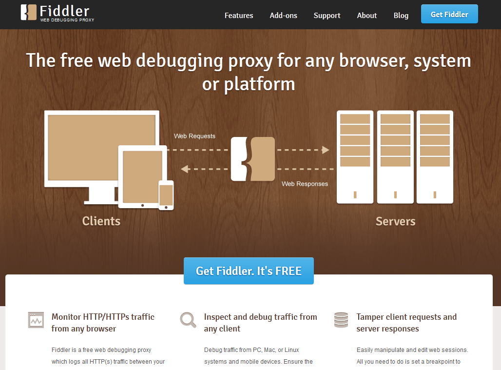 Fiddler Website