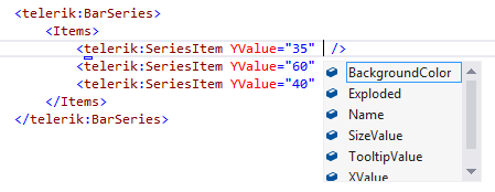 IntelliSense-Items