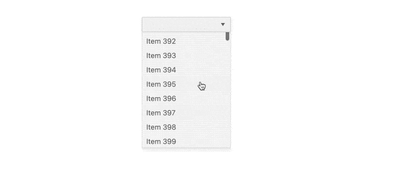 Kendo UI for Angular DropDownList - Virtualization