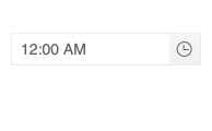 Kendo UI for Angular TimePicker - Read-Only TimePicker