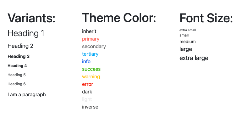 Angular Typography Overview