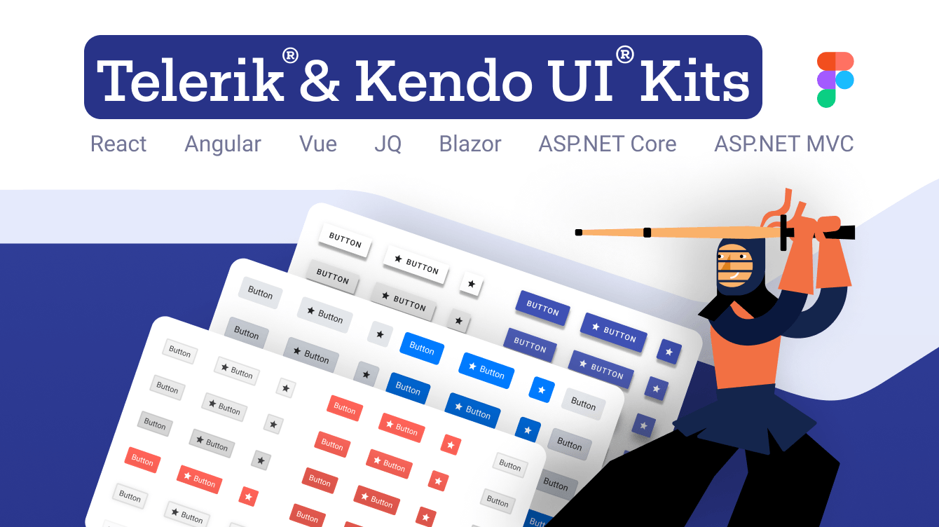 Telerik and Kendo UI Kits for Figma Telerik and Kendo UI Kits for Figma