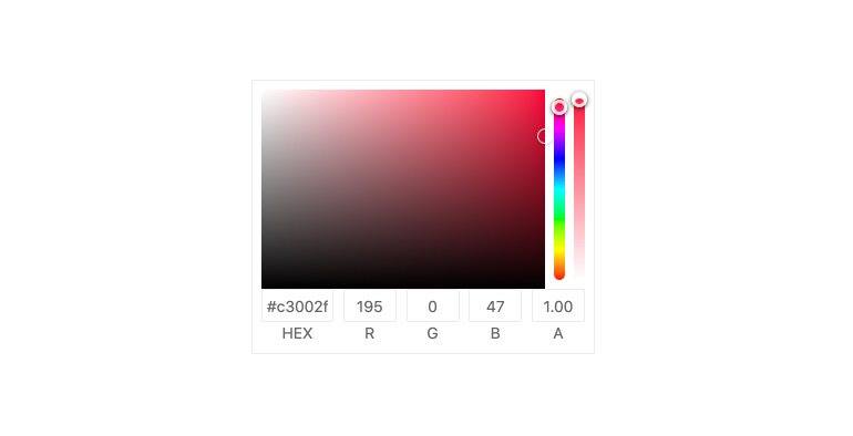 Telerik ASP.NET Core ColorGradient Component