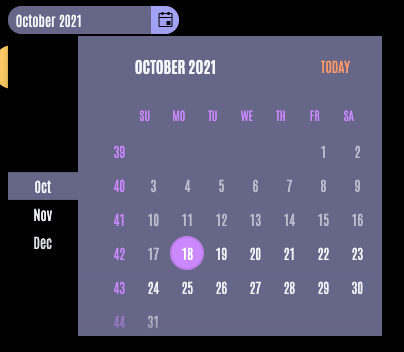 React DatePicker in Schedule Shore Leave app React DatePicker in Schedule Shore Leave app month year date format