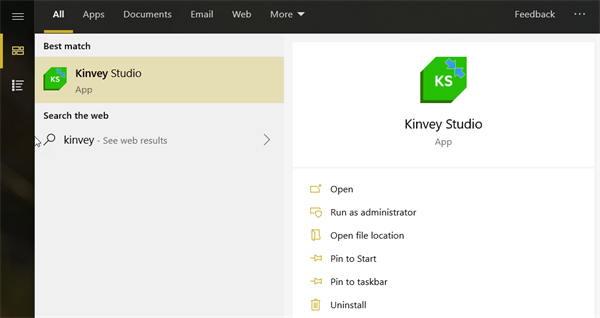 Open Kinvey Studio Open Kinvey Studio