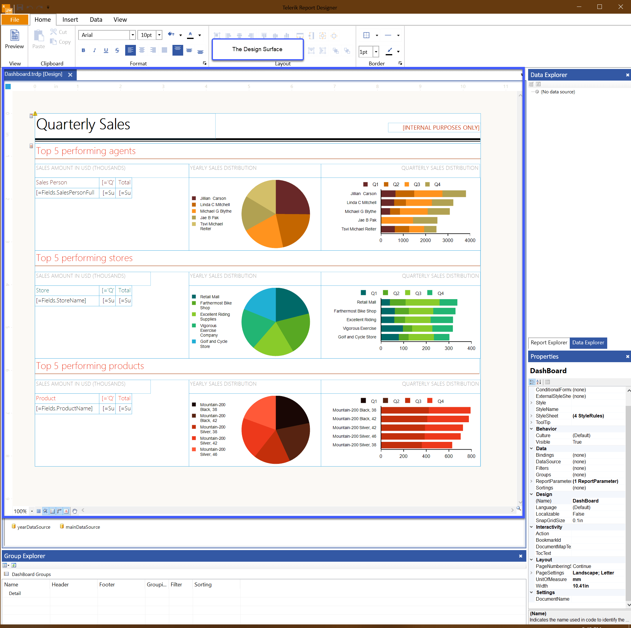 Standalone Designer Design Surface UI