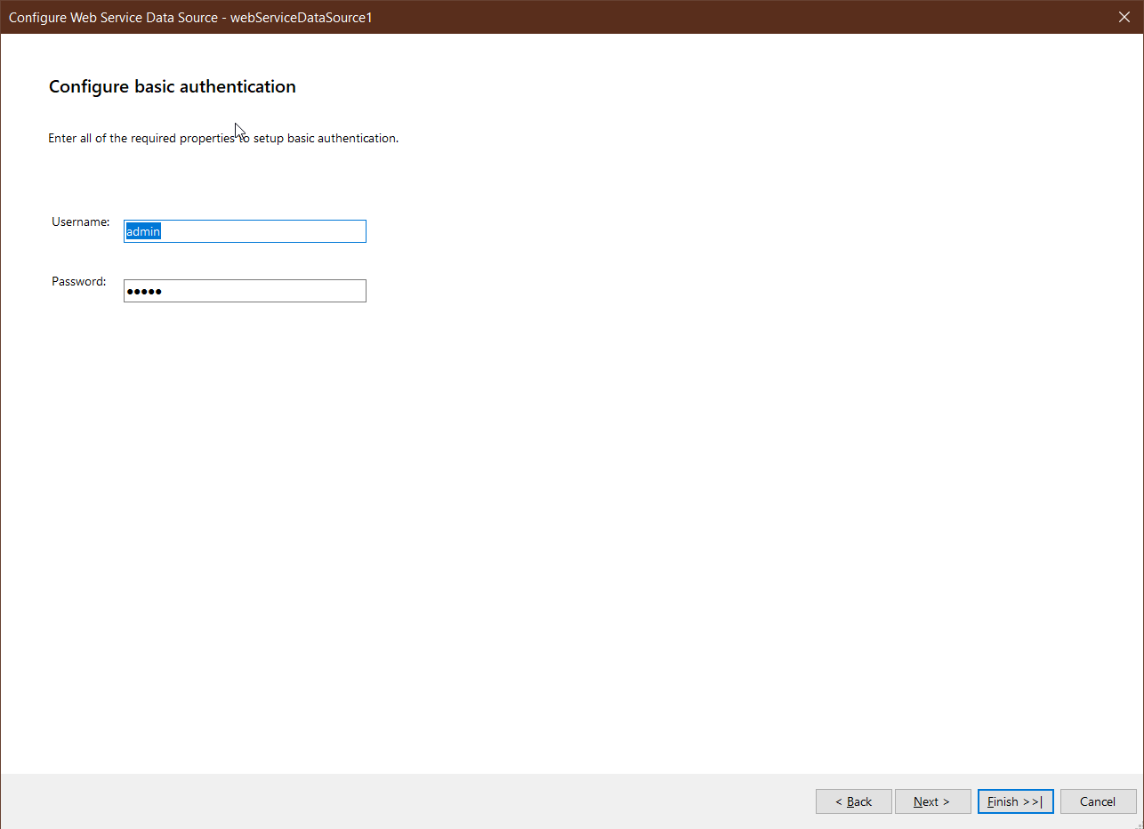 Configure Basic Authentication