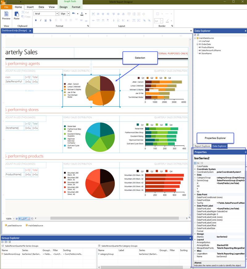 The Standalone Designer Properties Explorer UI The Standalone Designer Properties Explorer UI