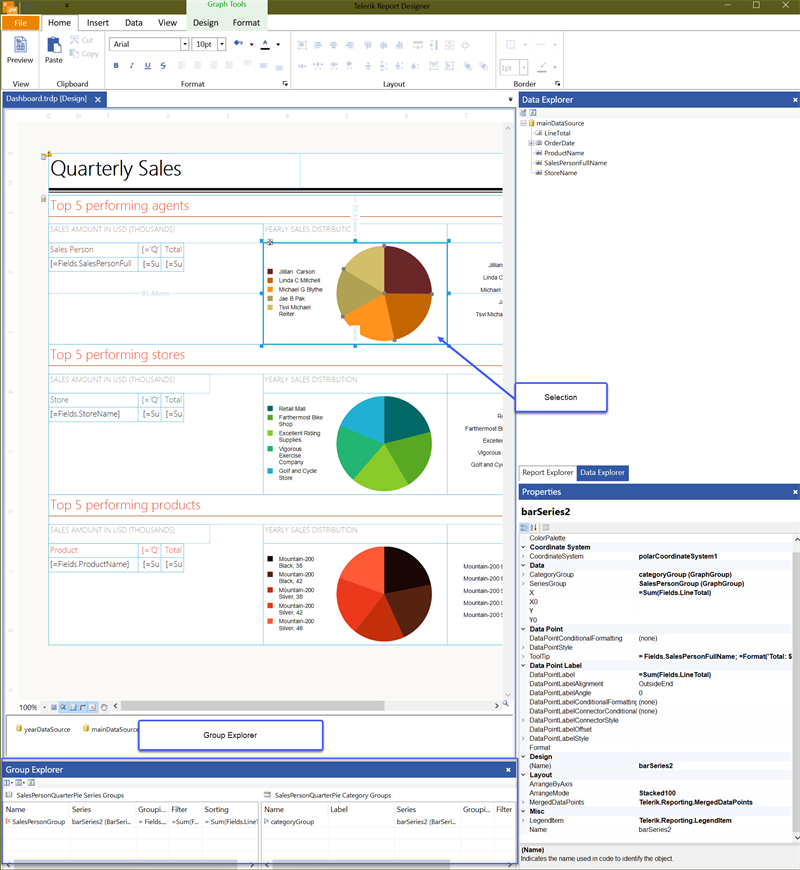 The Standalone Group Explorer UI The Standalone Group Explorer UI