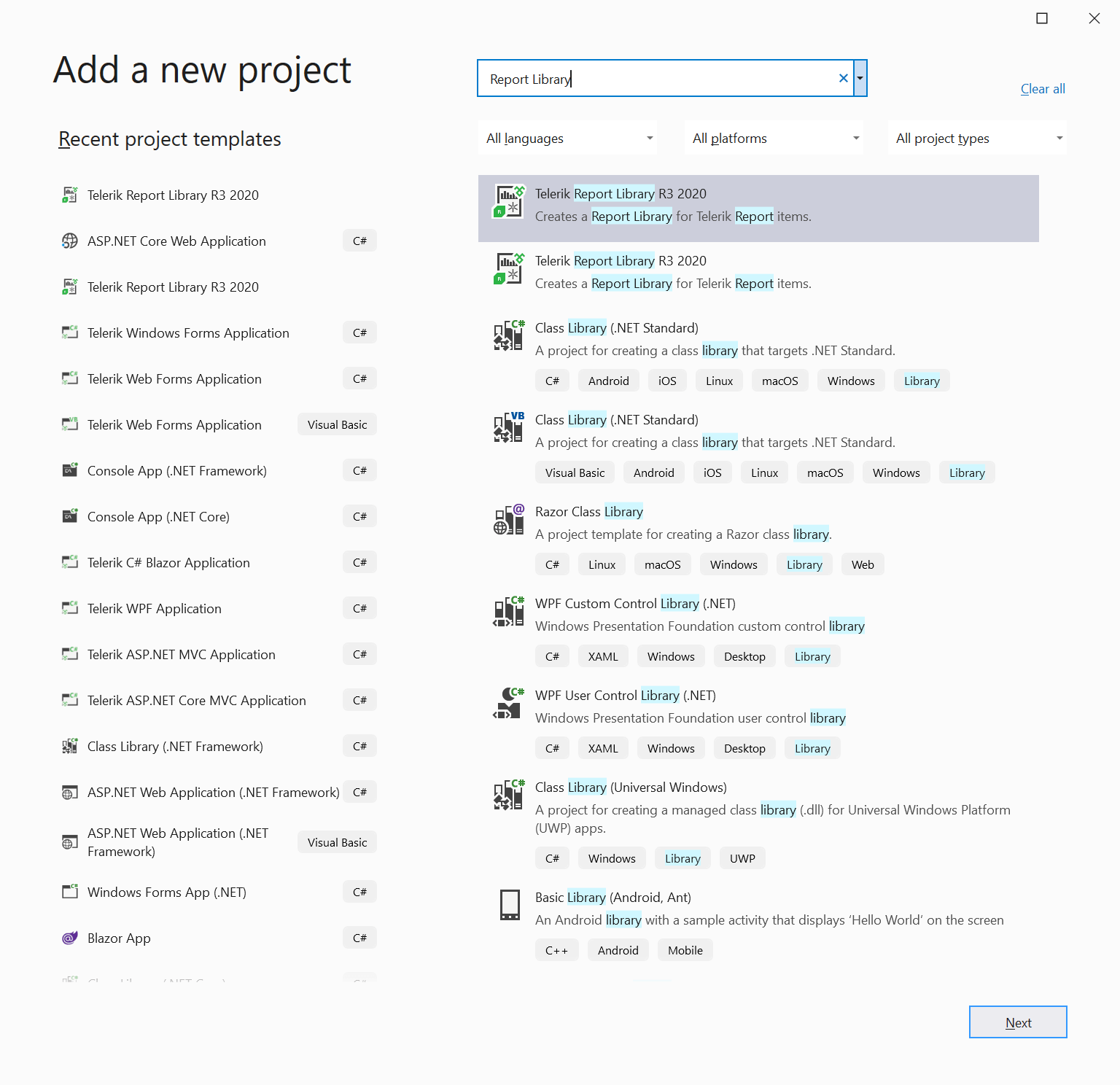 Visual Studio Designer Add New Project