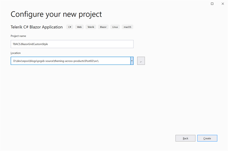 Name and Location of Project Figure 13 - Name and Location of Project