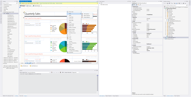 Visual Studio Designer View Editors Visual Studio Designer View Editors