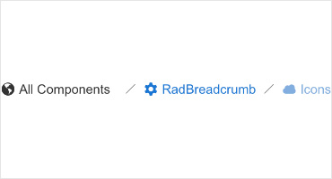 Telerik UI for ASP.NET AJAX Breadcrumb